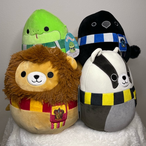 Squishmallows Toys Bundle Of 4 Harry Potter Houses 8 Squishmallows